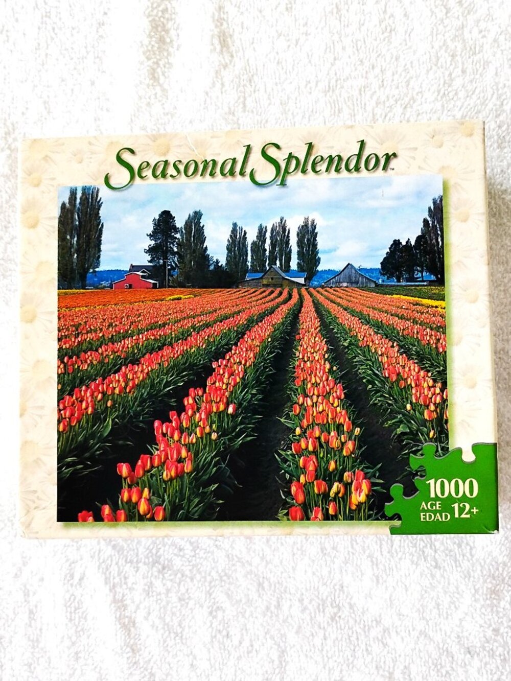 Hasbro 2007 Seasonal Splendor Nature 1000 Pc Puzzle Milton Bradley - Picture 2 of 5